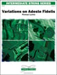 Variations on Adeste Fidelis Orchestra sheet music cover